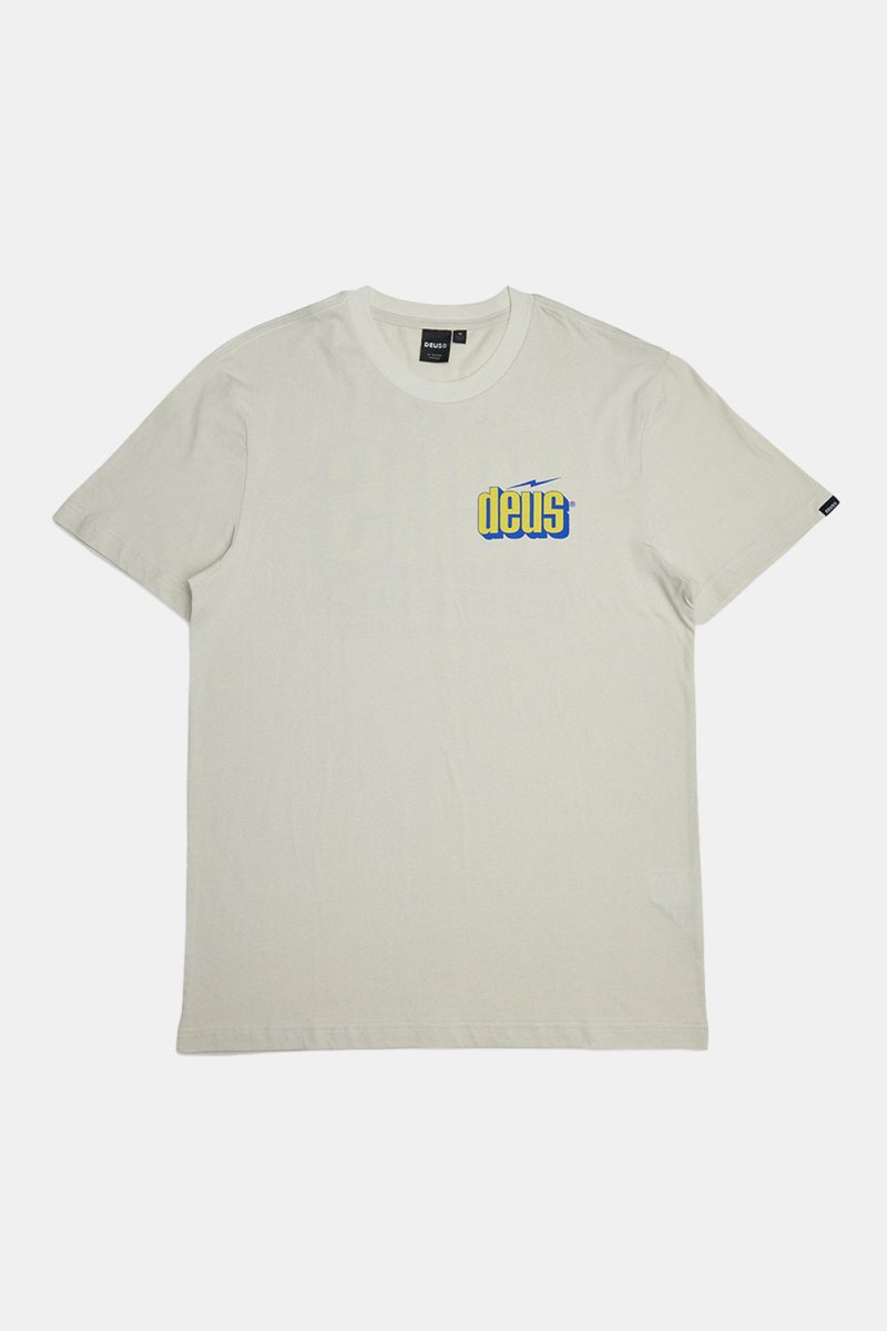 Deus Bolter Tee Organic Cotton T-Shirt (Vintage White) | T-Shirts