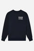 Deus Flecks Crew スウェットシャツ (ネイビー) |セーター