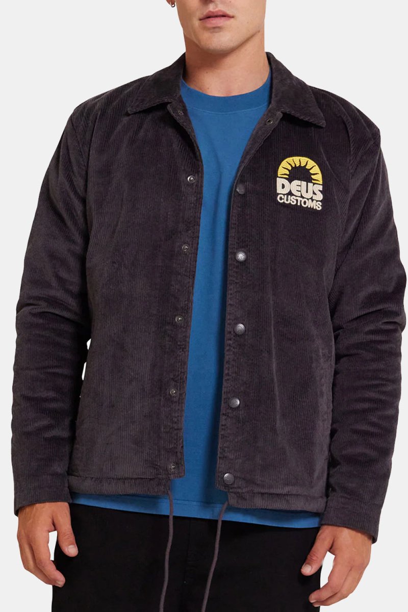 Deus Stokes Coach Jacket (Anthracite) | Jackets