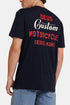 Deus Time Taker Tシャツ (ネイビー) | Tシャツ