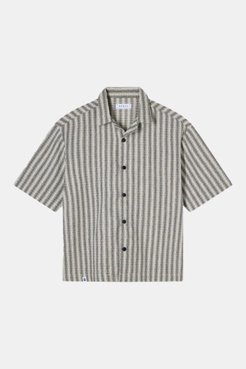 Edwin Saga Short Sleeve Shirt (Black/White) | Shirts