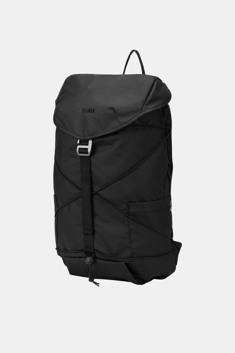 Elliker Wharfe Flap Over Backpack 22L (Black) | Bags