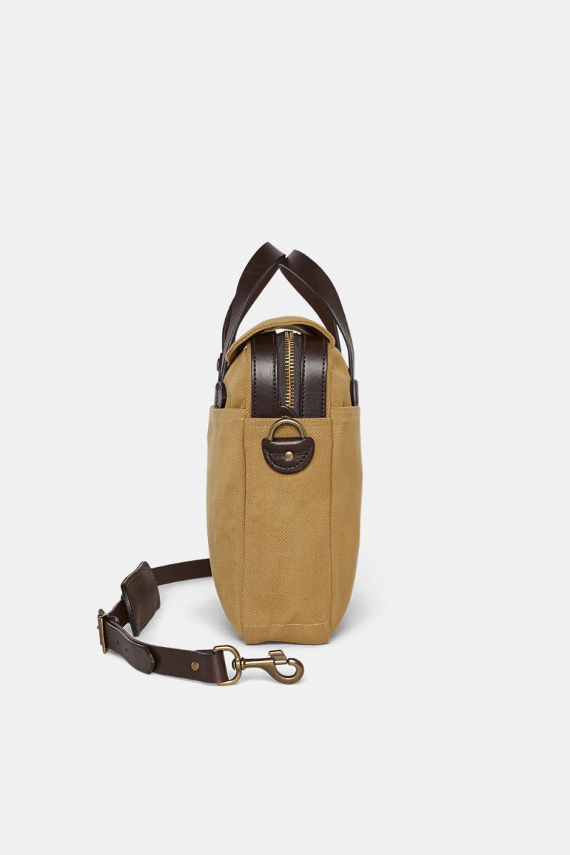 Filson Rugged Twill Original Briefcase (Tan) | Bags