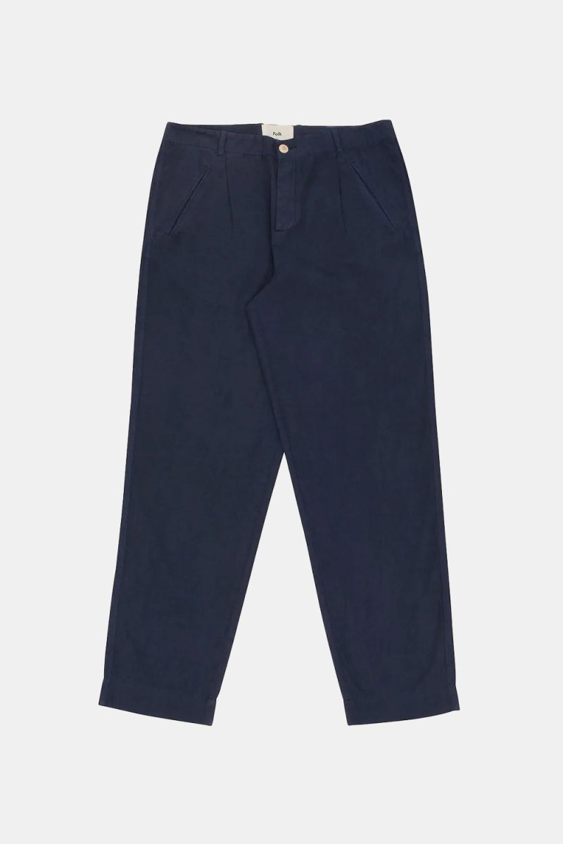 Folk Assembly Pant (Navy Twill) | Trousers