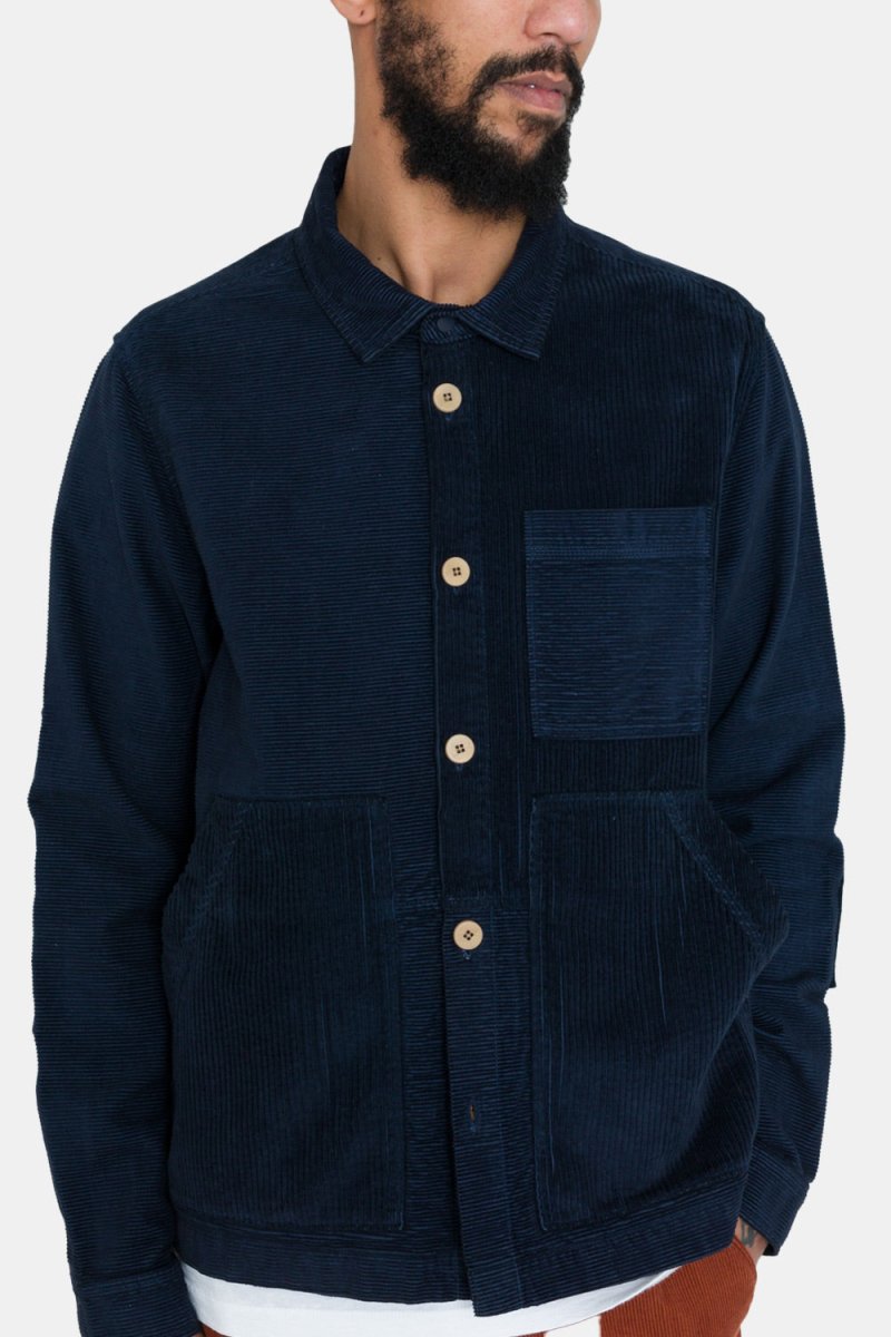 Folk Assembly Worker Jacket (Navy Cord Mix) | Jackets