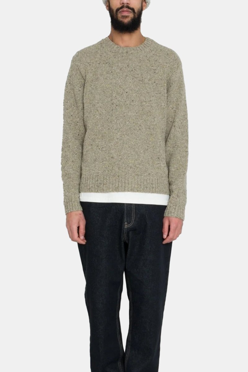 Folk Chain Crew (Light Sage) | Sweaters