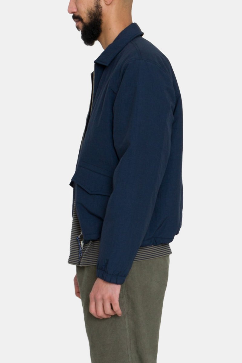 Folk Wadded Bomber Jacket (Navy Ripstop Nylon) | Jackets