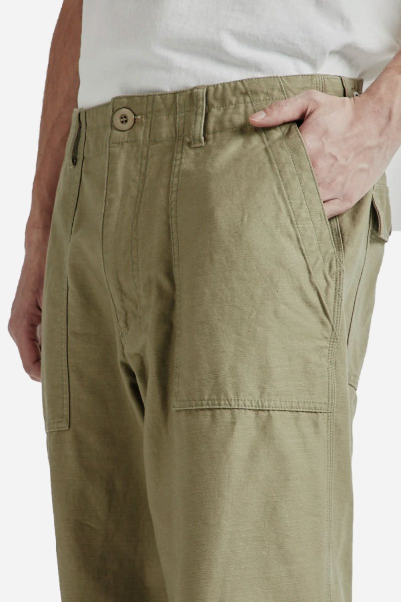 Frizmworks Back Satin Fatigue Pants (Khaki Beige) | Trousers