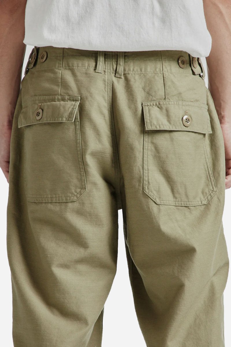 Frizmworks Back Satin Fatigue Pants (Khaki Beige) | Trousers