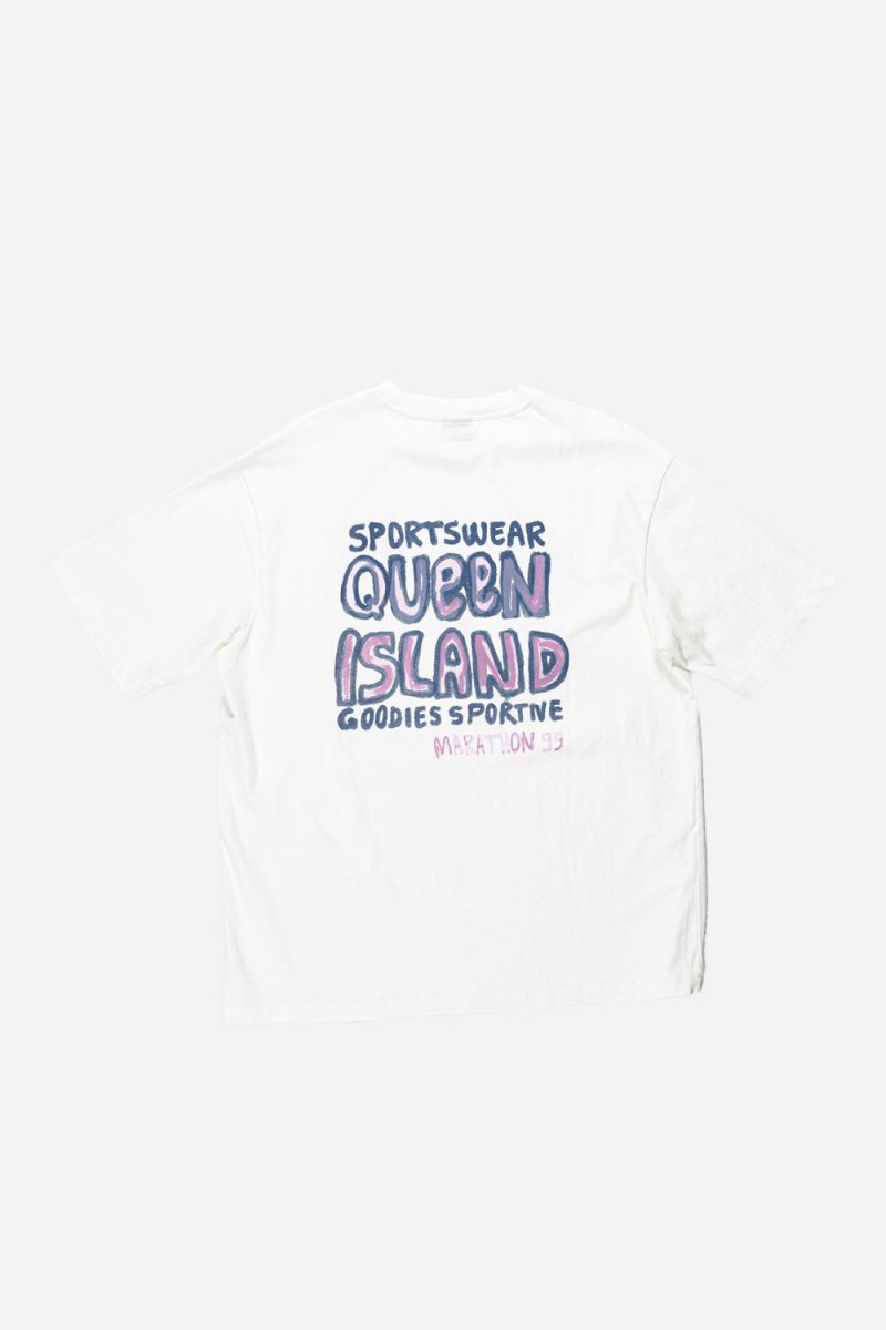 Goodies Sportive Queen Island T-Shirt (White) | T-Shirts