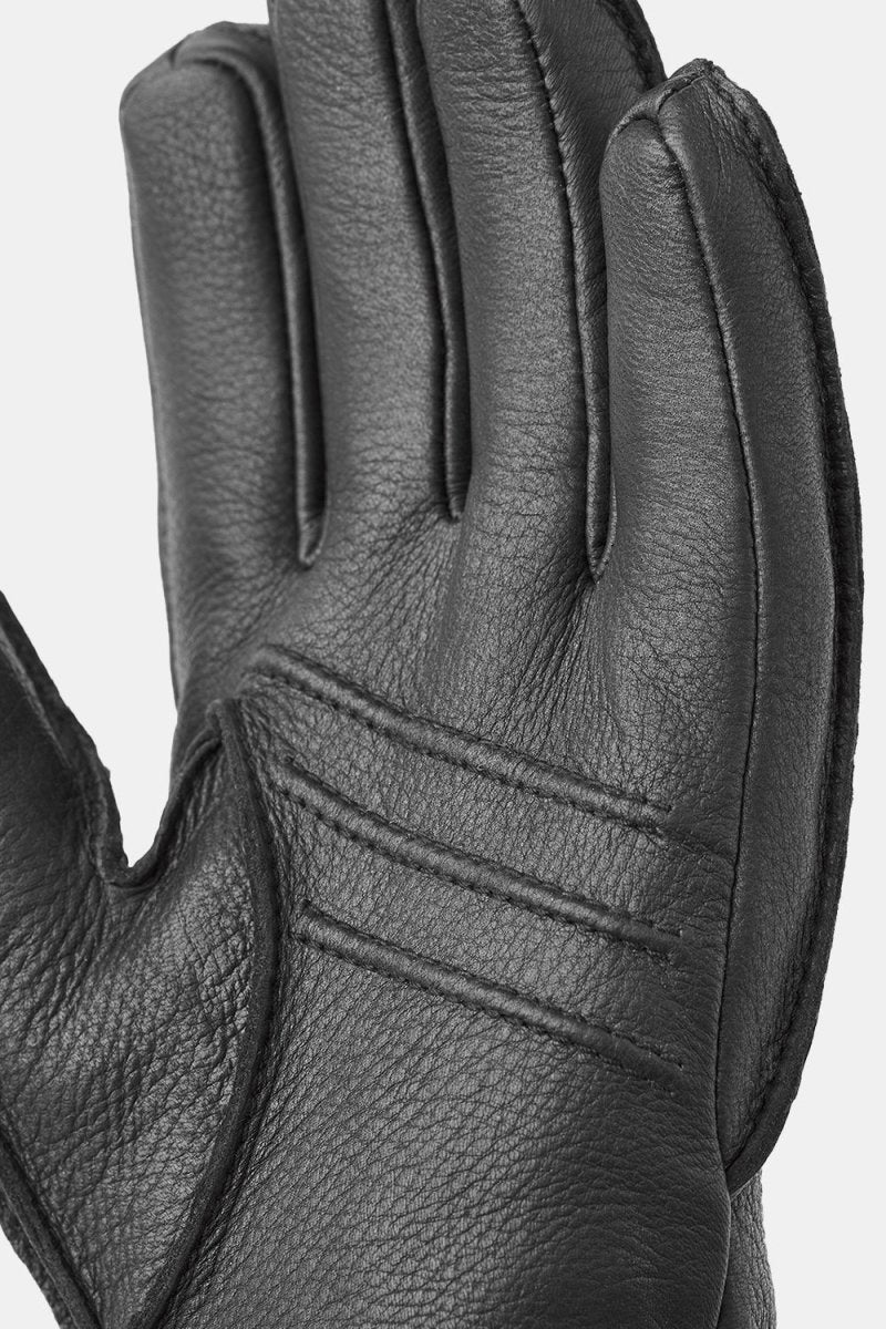 Hestra Deerskin Primaloft Rib Gloves (Black) | Gloves
