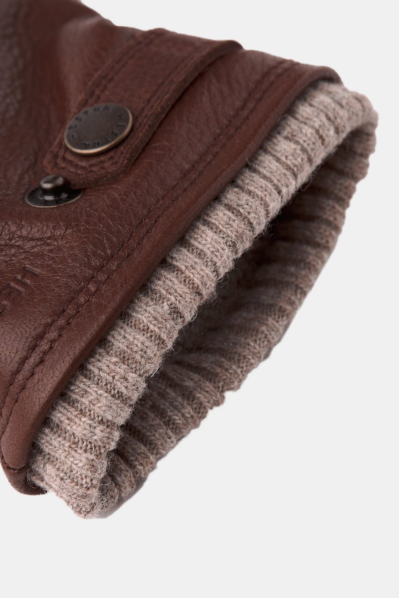 Hestra Leather Utsjö Gloves (Chestnut) | Gloves