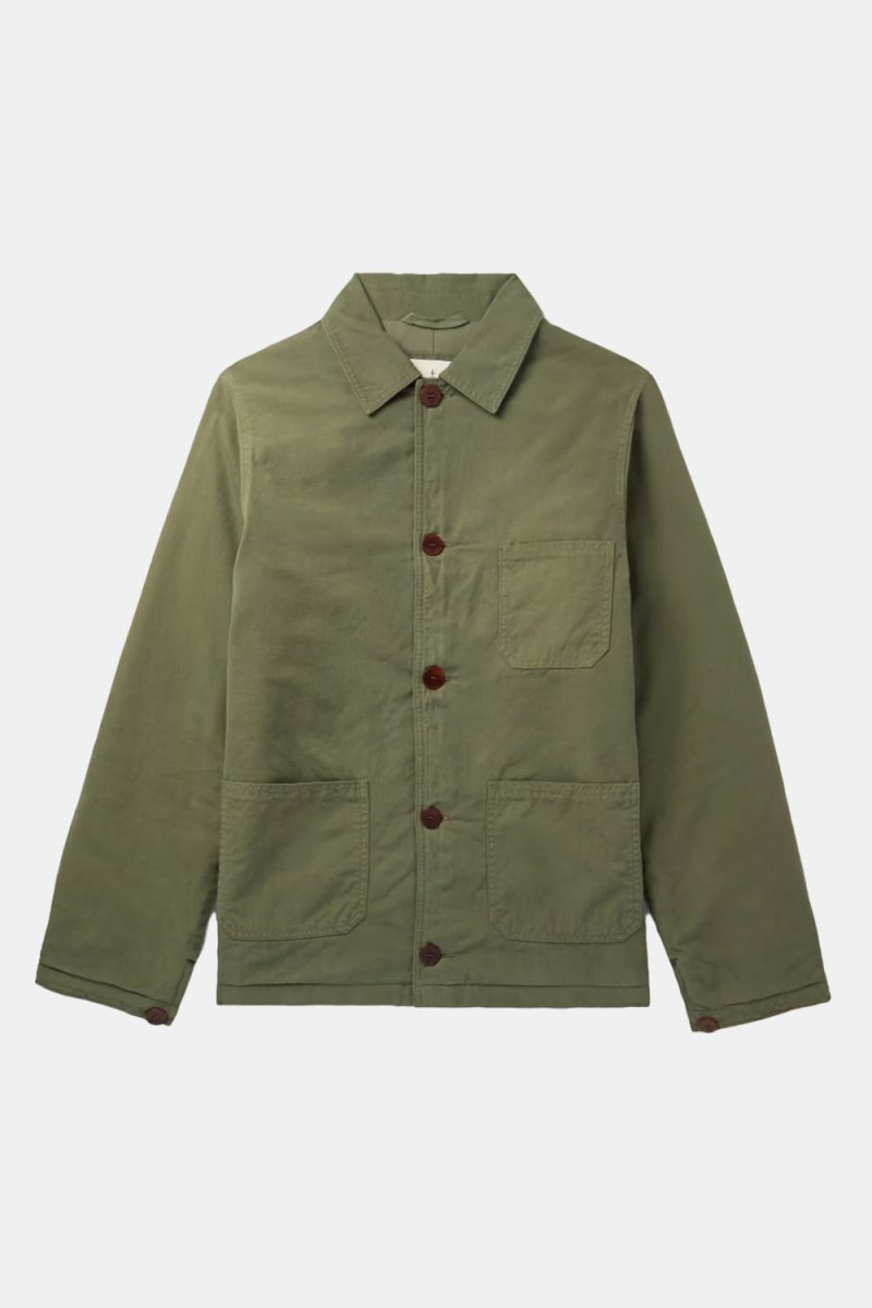 La Paz Baptista Padded Worker Jacket (Military Green Canvas) | Jackets