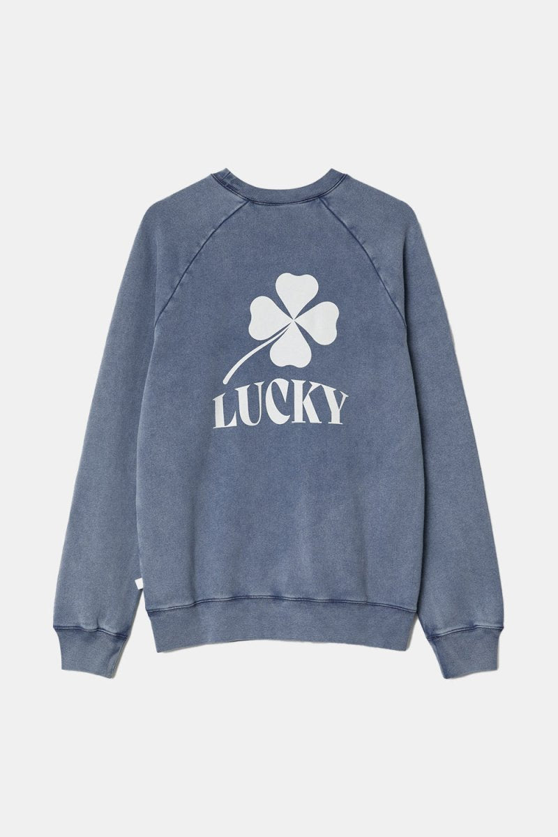 La Paz Cunha Lucky Print Sweatshirt (Blue Oceana) | Sweaters