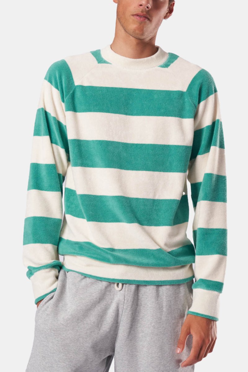 La Paz Cunha Sweatshirt (Gumdrop Green Stripes) | Sweaters