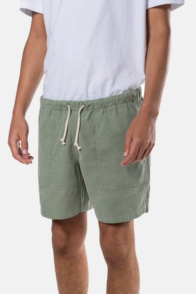 La Paz Formigal Baby Cord Beach Shorts (Green) | Shorts