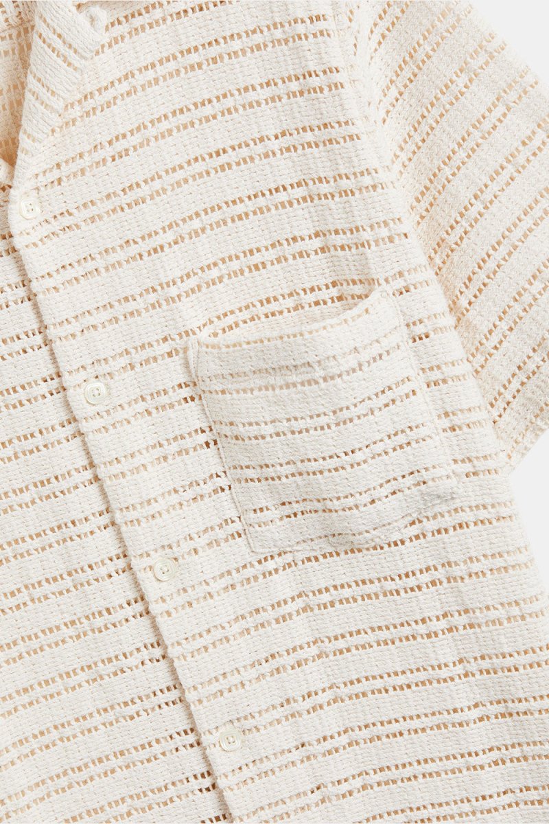 Portuguese Flannel Drove Knit (Ecru) | Shirts
