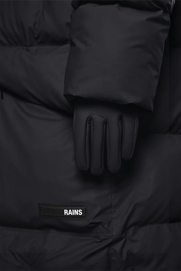 Rains Fleece Lined Touchscreen Tipped Gloves (Black) | Gloves