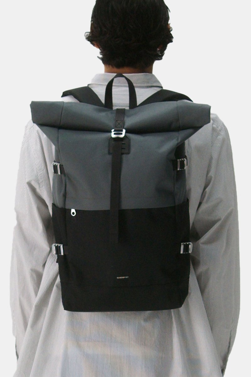 Sandqvist Icon Rolltop Backpack L (Multi Dark) | Bags