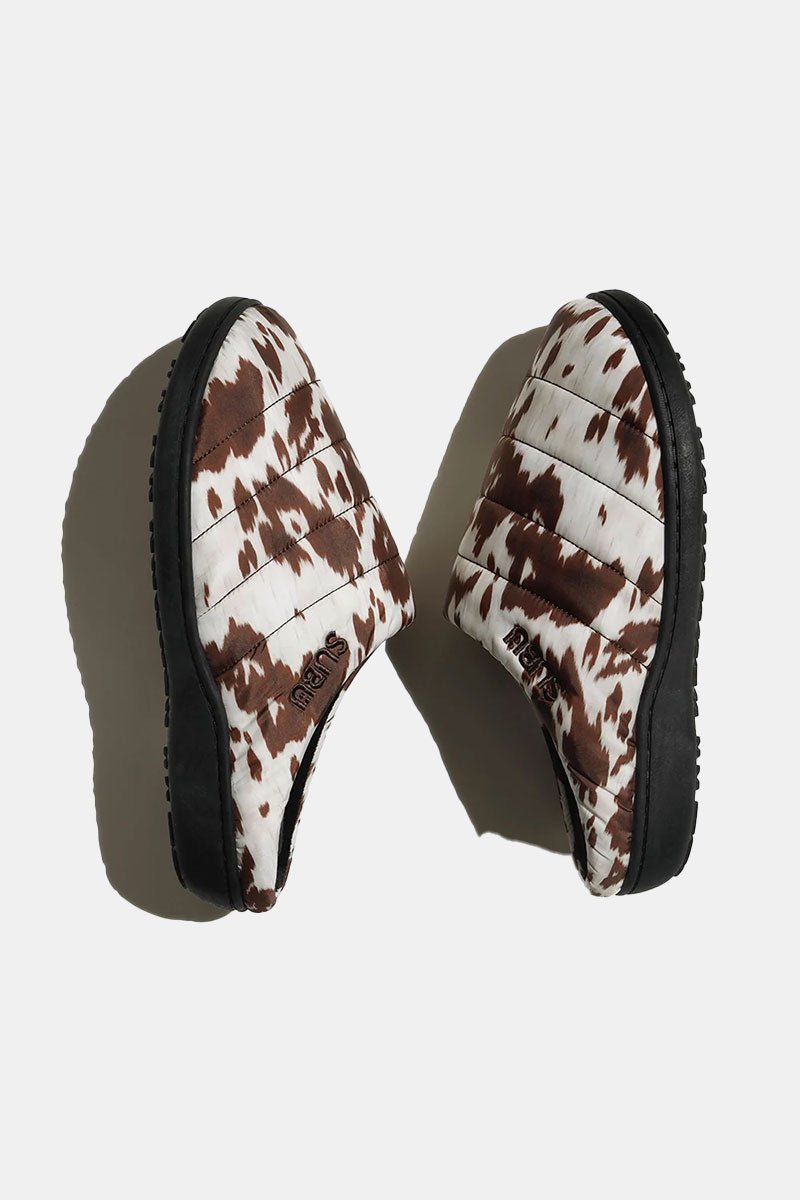SUBU Indoor Outdoor Slippers (Cow Brown) | Footwear