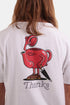 サンクス テリー ティーポット T シャツ (ホワイト) | Tシャツ