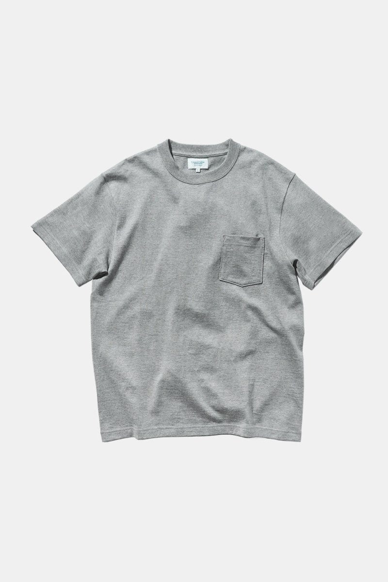 United Athle Japan Made Standard Fit Pocket T-shirt (Grey) | T-Shirts