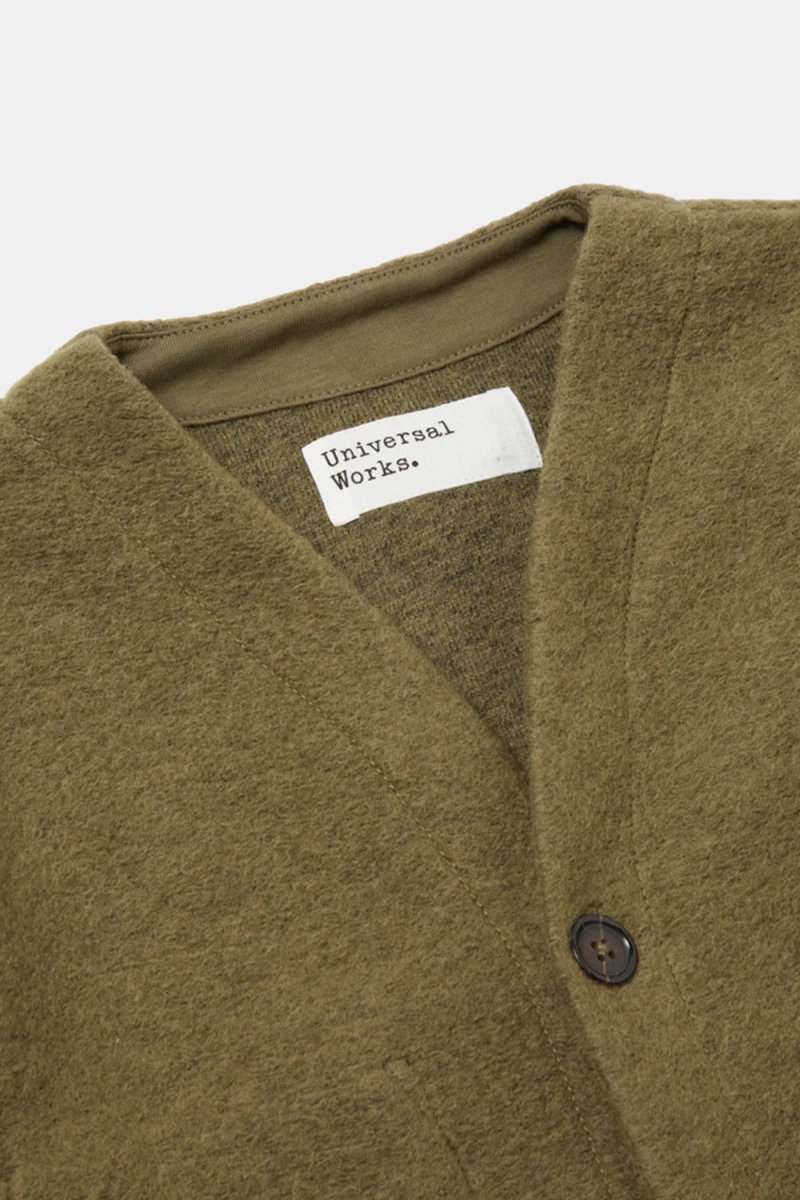 Universal Works Cardigan (Lovat Green) | Sweaters