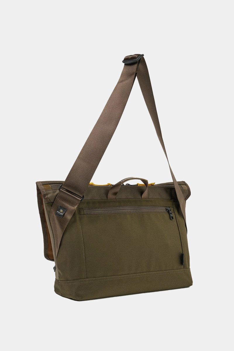 Universal Works Courier Bag (Olive Recycled Tech Canvas) | Bags