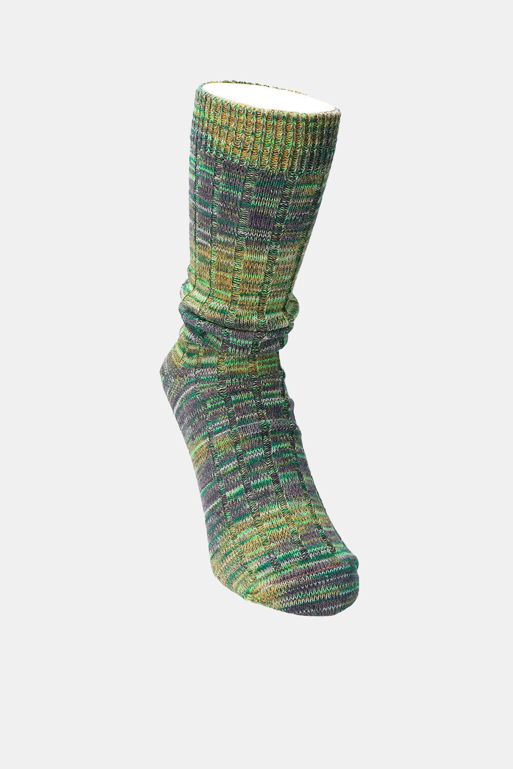 Anonymous Ism Tie Dye Crew Socks (Green Mix) | Number Six