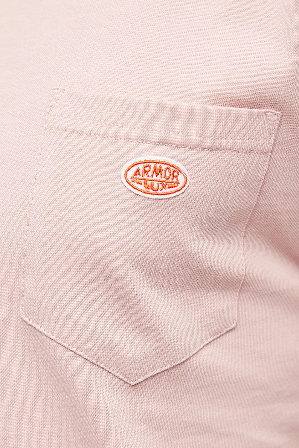 Armor Lux Heritage Pocket T-Shirt (Antic Pink) | Number Six