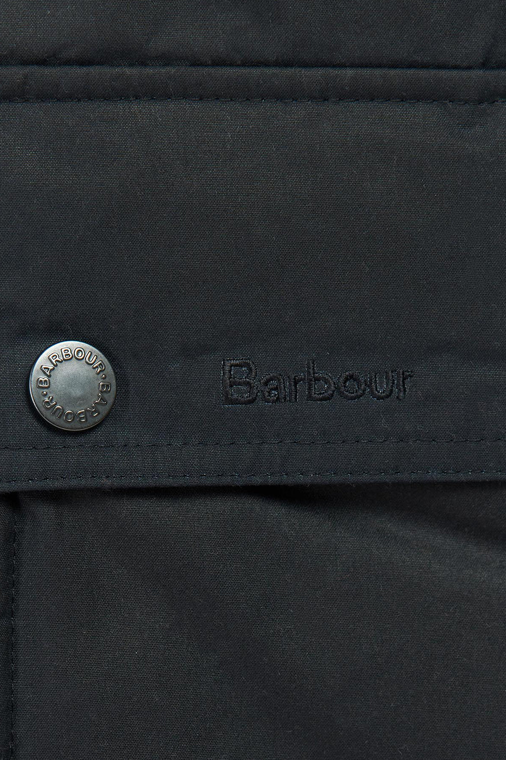 Barbour Hooded Beaufort Waxed Jacket (Navy/Olive Night)
