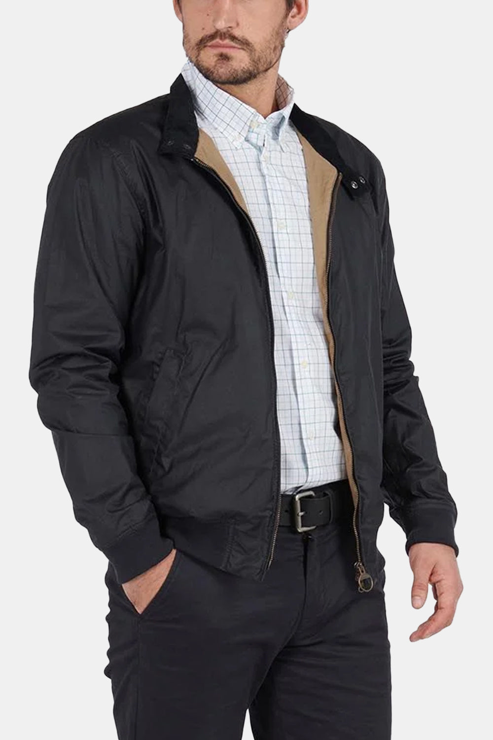 Barbour Lightweight Royston Wax Jacket (Royal Navy) | Number Six