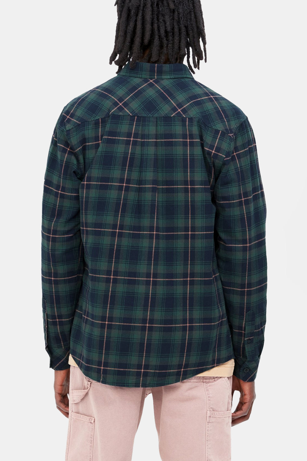Carhartt WIP L/S Lermond Shirt (Juniper / Dark Navy)