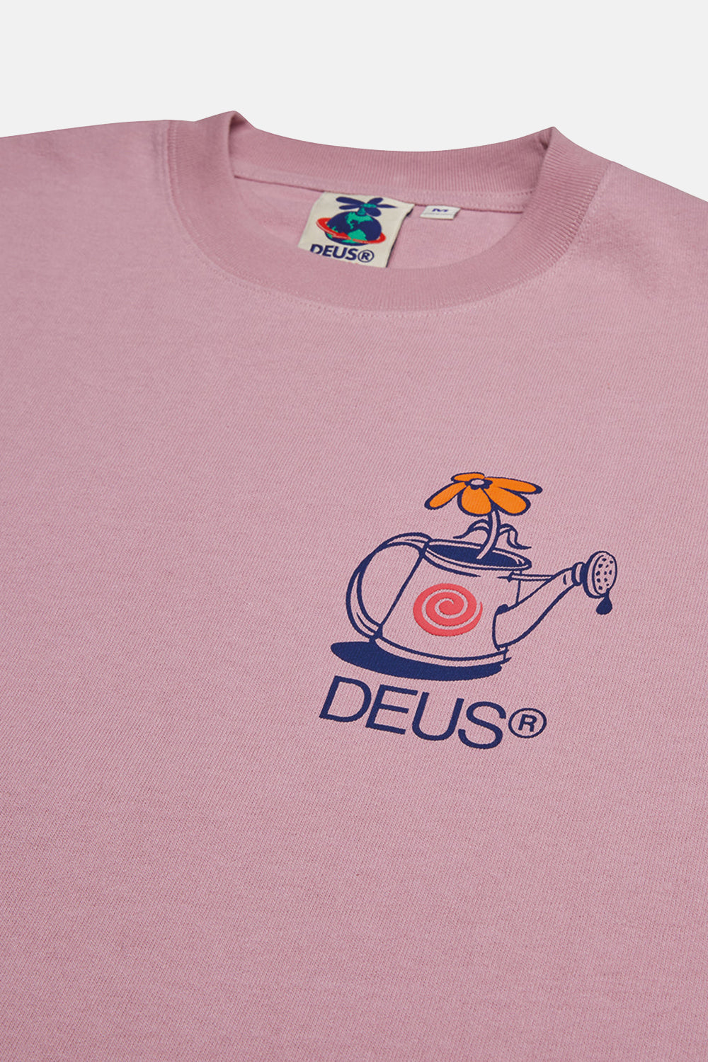 Deus Trust Oversized Organic Cotton T-shirt (Zephyr Pink)
