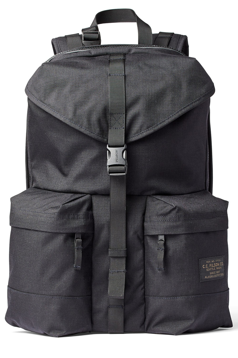 Filson Ripstop Cordura Nylon 35L Backpack (Black) | Number Six