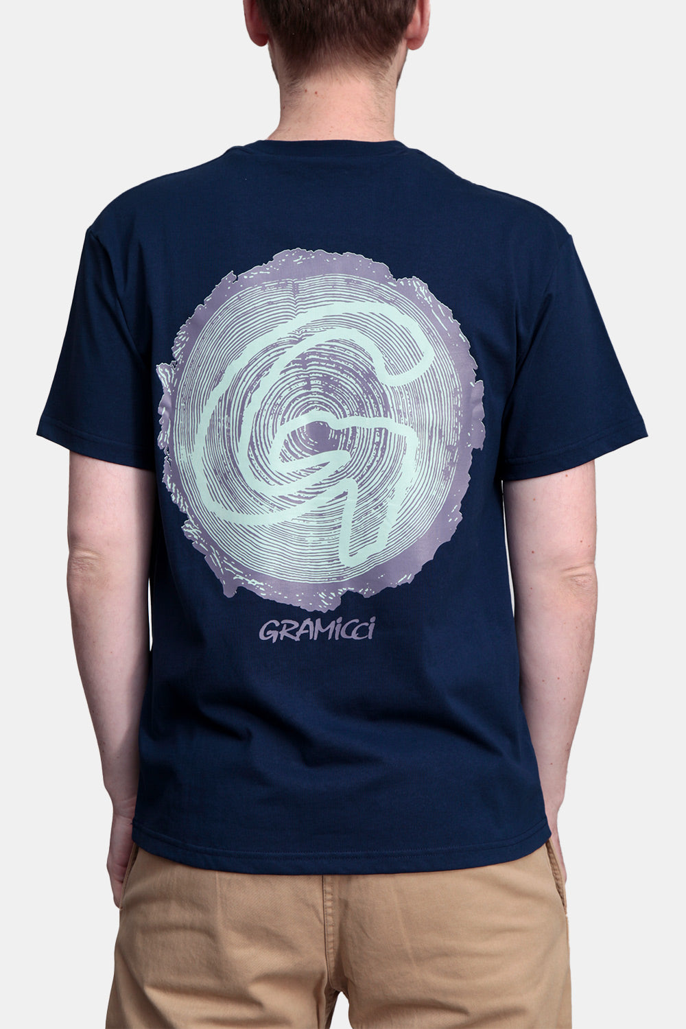 Gramicci Trunk T-Shirt (Navy Blue) | Number Six